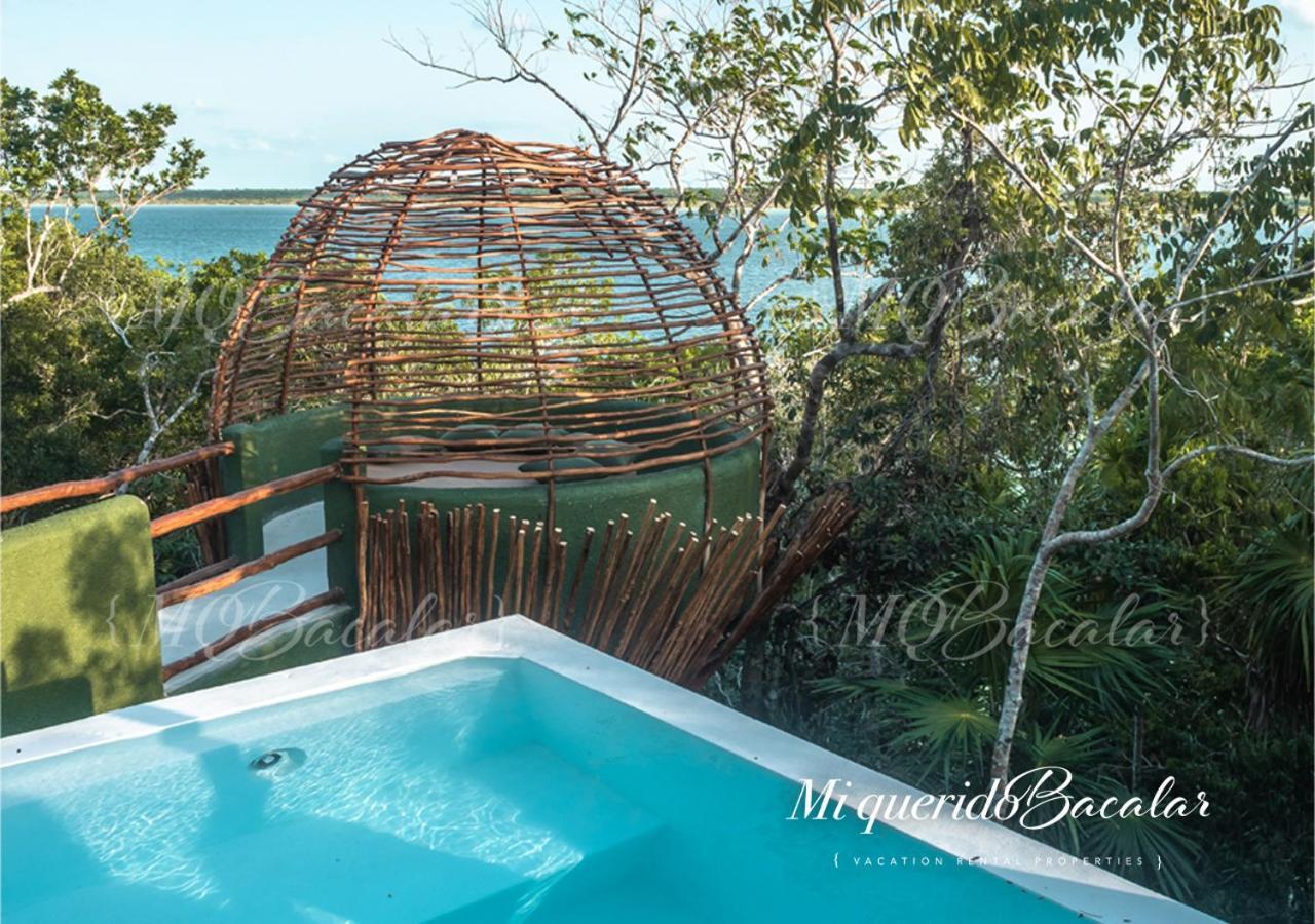 Casa Pibe, Private Jacuzzi, Pier And Rooftop Villa Bacalar Dış mekan fotoğraf